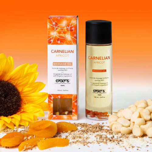 EXSENS Carnelian Apricot body and massage oil, 100 ml bottle