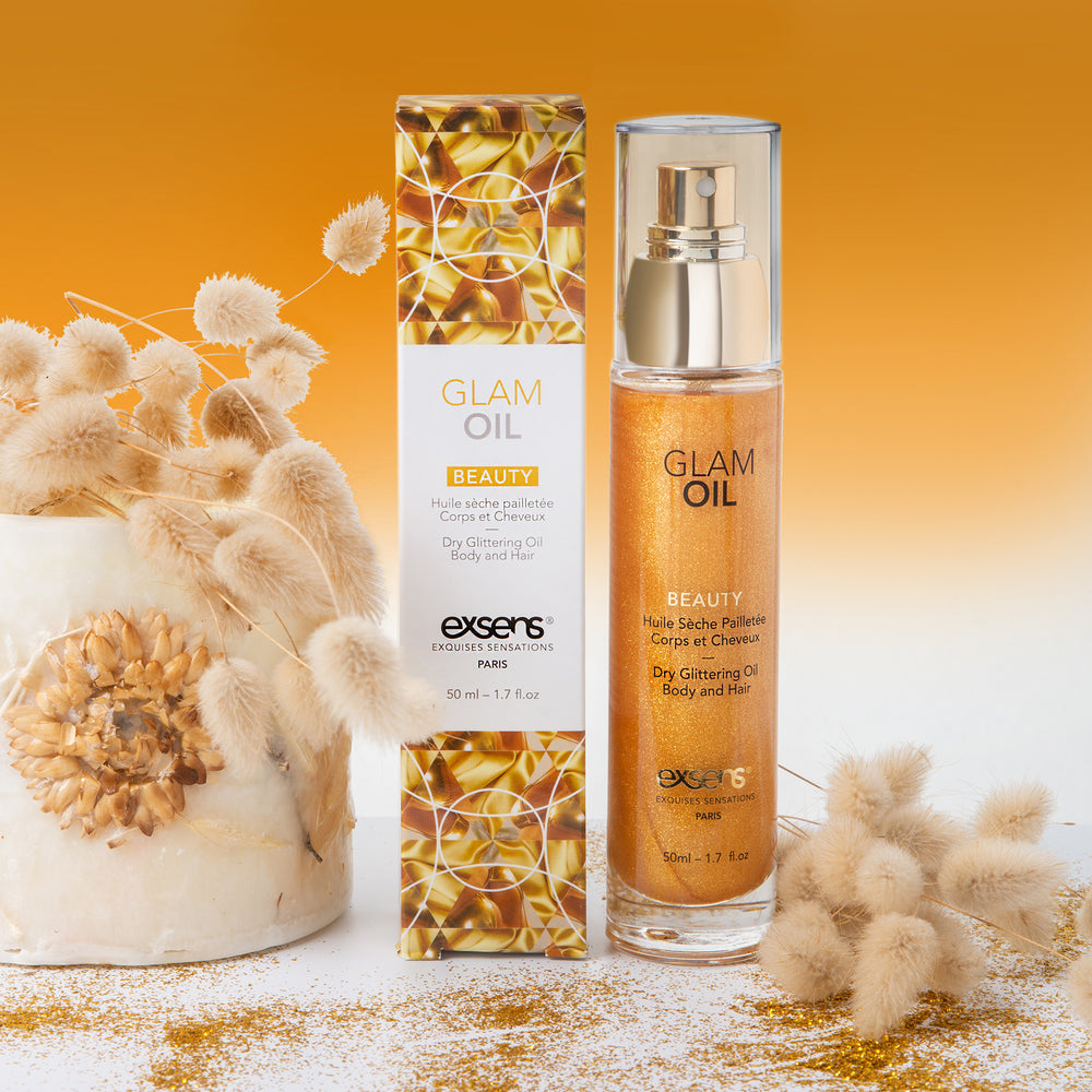 EXSENS Glam Oil 50 ml — product and packaging
