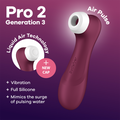 Satisfyer Pro 2 Generation 3 in red