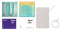 We-Vibe Sync Lite — Aqua, product and package contents
